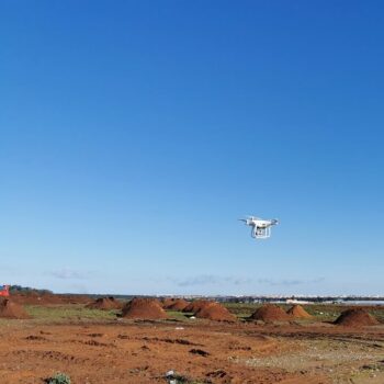 Levé par drone